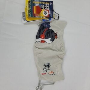 Oh Sunny Sunscreen Cat Face Mask Skin Friendly Adjustable Cooling Mouth Cover